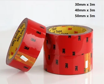 Obojstranný Akrylátová Lepiaca Páska 3m pre Automobilový auto obojstranné penové pásky