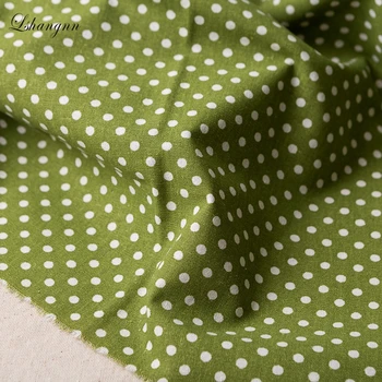 Obyčajný Bavlnená posteľná Bielizeň Textílie Patchwork Na Šitie, Prešívanie Tuku Štvrtiny Tilda Handričkou Scrapbooking Polka Dot Vzor 50*150 cm