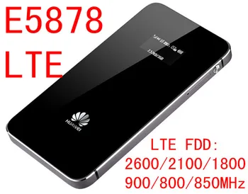 Odomknutý Huawei E5878s-32 4g lte, wifi router E5878 lte 4g 3g dongle 150Mbps FDD 4g lte MiFi mobile router pk E589 e5776 b593