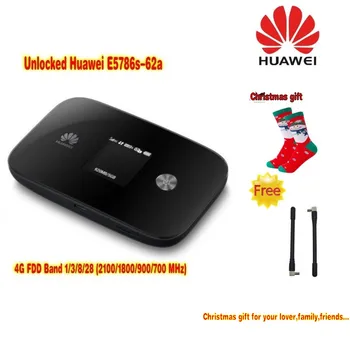 Odomknúť 300Mbps HUAWEI E5786S-62A 3G, 4G WiFi Router S 2 ks antény A 4G LTE Cat6 Mobile WiFi+ Bavlna Vianočné Ženy Ponožky