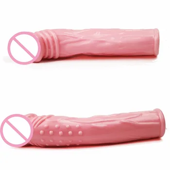 Odvážne Odkladu kondóm pre človeka penis Rukáv pevné hlavu penis Extender opakovane Sexuálne produkty pár sexuálne hračky, hračky rozšírenie rukávy