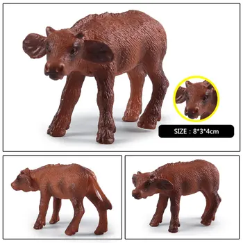 Oenux Pôvodných Afrických Zvierat 3KS/SET Afrického Buffalo Model Akčné Figúrky Syncerus Caffer Zvieratá Zbierku Hračiek Pre Dieťa Darček