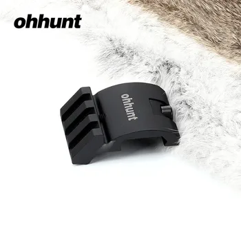 Ohhunt 3 Slot Ultra Low Profile Offset Picatinny Rail Namontujte Príslušenstvo Pre AR 15 Taktické Puška Red Dot zväčšovacie sklo Baterky