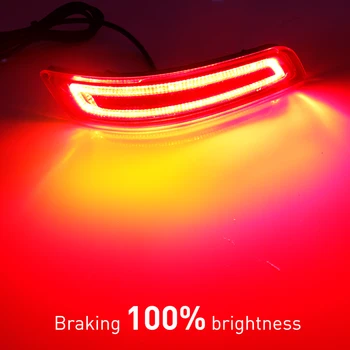 OKEEN Pre Toyota Corolla až 2016 Multi-funkcia Auto LED Zadné Hmlové Svietidlo Nárazníka svetlo Brzdové Svetlo Zase Signálneho Svetla Reflektor