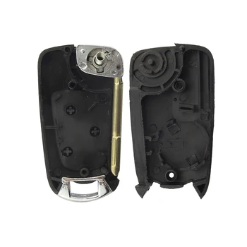 OkeyTech Flip Skladacie Diaľkové Kľúča Vozidla Prípade Shell 3 Tlačidlo Nahradenie Uncut Upravené Switchblade Kľúč pre Ford Focus Fusion Mondeo
