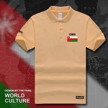 Ománsky sultanát Omán polo shirts mužov krátky rukáv biele značky vytlačené pre krajiny 2017 bavlna národ tím OMN arabčina tlač