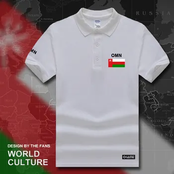 Ománsky sultanát Omán polo shirts mužov krátky rukáv biele značky vytlačené pre krajiny 2017 bavlna národ tím OMN arabčina tlač
