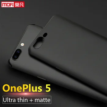 OnePlus 5 Puzdro OnePlus 5 Prípade Silikónové Matné Mofi Ultra Tenké Jeden Plus A5000 Capas Tpu Mäkké Späť Coque OnePlus Prípade 5