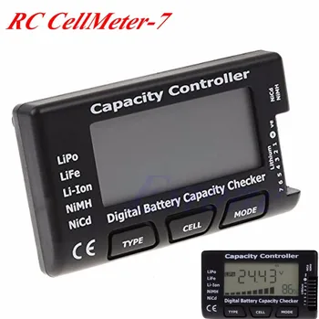 OOTDTY Digital Kapacita Batérie Checker RC CellMeter 7 Pre LiPo Život Li-ion, NiMH Nicd APR5