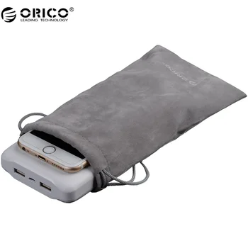 ORICO SA1810 Prenosné Šnúrkou Puzdro Pre Telefón /Power Bank Velvet Balenie Vrecia & Darčekové tašky Pre mnohých Objektov