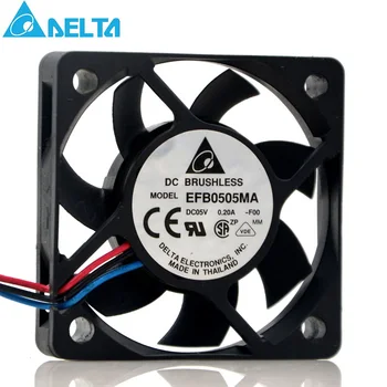 Originál Delta 5CM 5V 0.20 A EFB0505MA 5010 USB tiché chladenie ventilátor