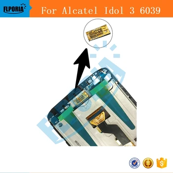 Originál Nové Pre Alcatel Idol 3 6039 6039A 6039K 6039Y LCD Displej S Dotykovým displejom Digitalizátorom. S montážou Rámu, Výmena