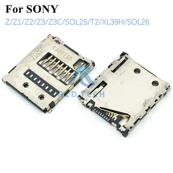 Originál Nový Pamäťový Slot TF Kartu Pre Sony Xperia Z Z1 Z2 Z3 Z3Compact SOL25 T2 XL39H SOL26