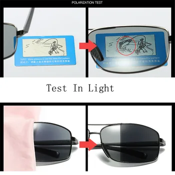 Originál Značky HD Photochromic Polarizované Muži Okuliare pre Vodičov, Ženy, Mužov Deň Bezpečnosti a Night Vision Okuliare Jazdy UV400