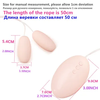Originálne Durex Dual-Head Výkonné Vibračné Vajíčko Nastaviteľná Rýchlosť Vibrácií Vajcia Stimulátor Klitorisu Sexuálne Hračky, Produktu Pre Ženy