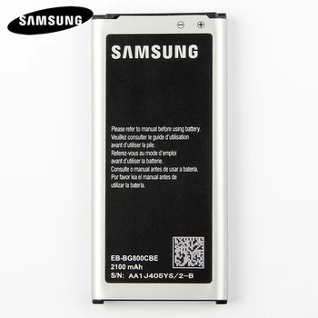 Originálne Náhradné Batérie EB-BG800CBE Pre Samsung GALAXY S5 mini SM-G800F G870A G870W EB-BG800BBE pomocou Funkcie NFC 2100mAh