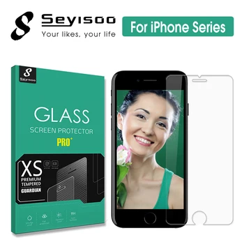 Originálne Seyisoo 2.5 D 0,3 mm Vysoko Citlivý Screen Protector Tvrdeného Skla Pre iPhone 5 5S SE 6 6 7 Plus Tvrdeného Film