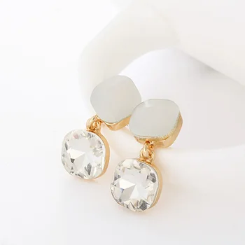 OSHUER Dizajn Značky New horúce Módne Populárne Luxusné Crystal Stud Elegantné Náušnice náušnice šperky pre ženy