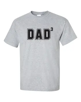 OTEC 3 Deň Otcov dar T Shirt Mens Láska Otec tlač tee NÁS štandard, plus veľkosti S-3XL