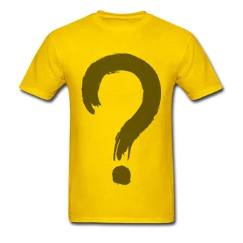 Otáznik Symbol T Shirt Študent 2018 V Pohode Grafika Tričká Pre Mužov O Krk Žiadne Tlačidlo Custom Design Tričko Online