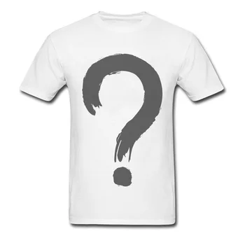 Otáznik Symbol T Shirt Študent 2018 V Pohode Grafika Tričká Pre Mužov O Krk Žiadne Tlačidlo Custom Design Tričko Online