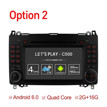 Ownice 4G SIM LTE Android6.0 8 Jadro 32G ROM Auto DVD GPS Navi Na Mercedes A-trieda W169 Sprinter W209 Crafter Vito Viano LT3 W245