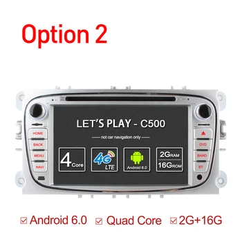 Ownice C500 4G LTE Android 6.0 Octa 8 Jadro Auto DVD Prehrávač s GPS Pre FORD Mondeo, S-MAX Pripojiť ZAMERAŤ 2 2008 2009 2010 2011 32 G ROM