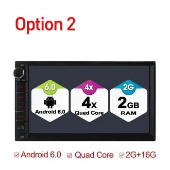 Ownice C500 Android 6.0 Octa 8 core 2 DIN Rádio 2GB RAM, 32GB ROM univerzálny GPS, rádio, wifi Podpora 4G LTE Siete DAB+ dvd č.