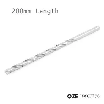 OZE19921102 Strieborný Tón rýchloreznej Ocele 200 mm LengthTwist vrtáka Dia. 2 mm/3,5 mm/5 mm/6 mm/5,5 mm/7mm/8mm