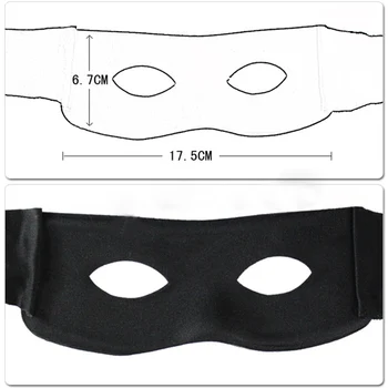 Očná Maska, Kostým, Maska highwayman lupič Fancy Dress Black Zorro Bandit Zlodej UK