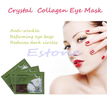 Očná Maska Odstrániť Čierne Oko Krásy, Starostlivosť O Pleť Palube Sa Ženy Crystal Viečka Patch Anti-Wrinkle Crystal Kolagénu 5 Párov