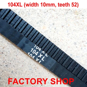 Palec lichobežníka 5 ks XL remeňa 104 XL zuby 52 šírka 10 mm, dĺžka 264.16 mm neoprénovej gumy 104XL doprava zadarmo