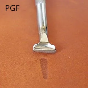 Palec typ horizontálne veľkosť zrna 1.5 PGF kožené seminár z nehrdzavejúcej ocele jemné tlač nástroje kožené rezbárske nástroje