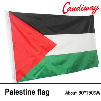 Palestína Vlajka Polyester 150 x 90 cm Palestínskej Gaze Slobody Office/prehliadky/Festival/Domáce Dekorácie NN079