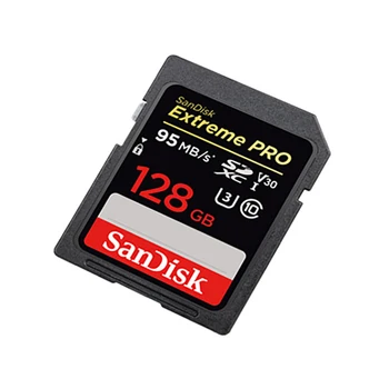 Pamäťová Karta SanDisk Extreme Pro SDXC Kartu SD 95MB/s Čítanie 90MB/s Zápis 128GB Class10 C10 U3 V30 UHS-I 4K Pre Fotoaparát SDXXG