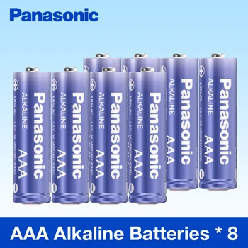 Panasonic alkalické batérie 8pcs/veľa aaa batérie, hračky na diaľkové ovládanie fotoaparátu 1,5 v batérie značky