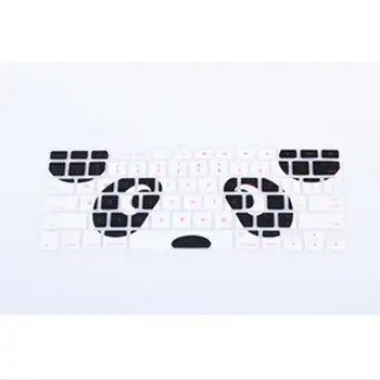 Panda Silikónový Kryt Klávesnice Skin Protector Ochranná Fólia Pre Apple Macbook Pro Air Retina 13