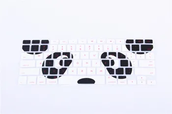 Panda Silikónový Kryt Klávesnice Skin Protector Ochranná Fólia Pre Apple Macbook Pro Air Retina 13