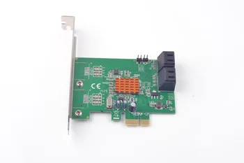 PCI-Express na 4 Porty SATA3.0 6Gbps Rozširujúca Karta 88SE9215 Chipset pre Marvell