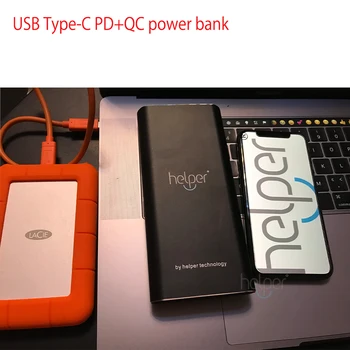 PD+QC s USB Typ-C Vstupné / Výstupné a QC Výstup pre Nový MacBook Pro Nintendo prepínač iphone Mi notebook USB Typ-C Notebooky