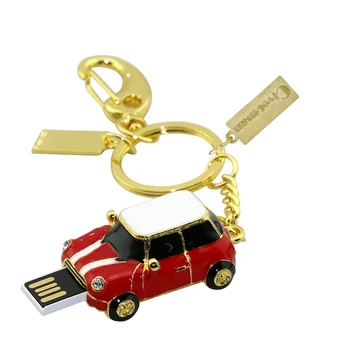 Pero Disk Mini Cooper Auto Styling USB Flash 8GB, USB 2.0 Flash Memory Stick 16GB U Diskov kl ' úč 32GB Pendriver