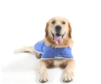 Pet Oblečenie Pre Psa Nepremokavé A Teplá Rúna Psy Srsť Veľké Bunda Vonkajšie Bezpečnostné Pršiplášte zimné oblečenie pre psy pes plášť