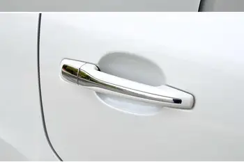 Peugeot 3008 2010 2011 2012 2013 2016 oceľové vedľajšie dvere, rukoväť kryt výbava pásy 8pcs