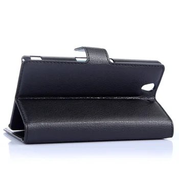 Peňaženky, Kožené puzdro Flip Pre Sony Xperia Z L36H L36i Yuga C6603 C6602 c660x Kožené zadný Kryt prípade so Stojanom Etui Coque funda>