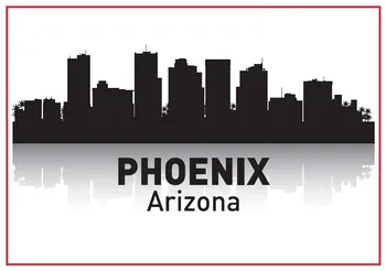 Phoenix Arizona Skyline Suvenír, Magnety Na Chladničku 20271