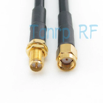 Ping! 6FEET RP-SMA female do konektora RP-SMA male plug RF Pigtail koaxiálny jumper kábel 200 CM RG58 Veľkoobchod
