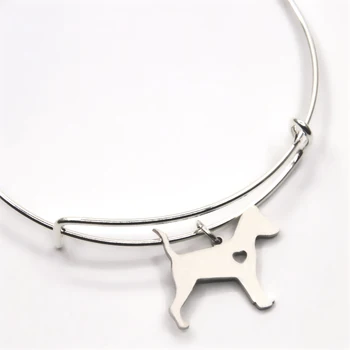 Pinče psa náhrdelník kúzlo srdce roztomilé zvieratko milujem psov kúzlo náhrdelník prívesok náramok keyring záložku