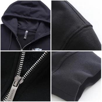 Pioneer Tábor preppy štýl hoodies mužov značky oblečenia móda mikina s kapucňou mužskej najvyššej kvality black sportswwear AWY701238