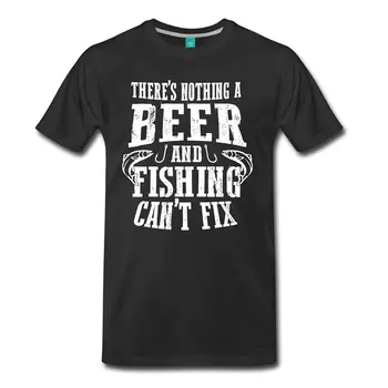 Pivo Fishinger Vtipný Citát Mužov Premium T-Shirt Mužov Tričko Bavlna, Tlač Košele Harajuku Cool Tričko Homme