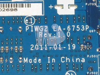 PIWG2 LA-6753P základná doska Pre Lenovo G570 Notebook základnej Doske / Systémová Doska HM65 Grafikou ATI DDR3 testované